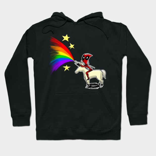 Riding the Pride Hoodie by Robertilustrado